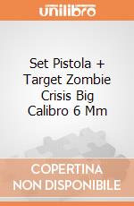 Set Pistola + Target Zombie Crisis Big Calibro 6 Mm gioco di Villa Giocattoli