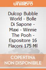 Dulcop Bubble World - Bolle Di Sapone - Maxi - Winnie The Pooh - Espositore 16 Flaconi 175 Ml gioco di Dulcop