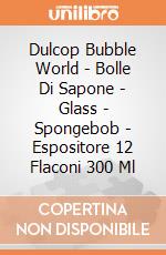 Dulcop Bubble World - Bolle Di Sapone - Glass - Spongebob - Espositore 12 Flaconi 300 Ml gioco di Dulcop