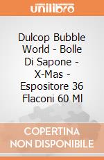 Dulcop Bubble World - Bolle Di Sapone - X-Mas - Espositore 36 Flaconi 60 Ml gioco di Dulcop