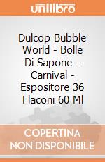 Dulcop Bubble World - Bolle Di Sapone - Carnival - Espositore 36 Flaconi 60 Ml gioco di Dulcop