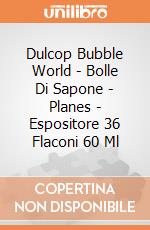 Dulcop Bubble World - Bolle Di Sapone - Planes - Espositore 36 Flaconi 60 Ml gioco di Dulcop
