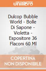 Dulcop Bubble World - Bolle Di Sapone - Violetta - Espositore 36 Flaconi 60 Ml gioco di Dulcop