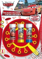 Dulcop Bubble World - Bolle Di Sapone - Disco Volante Bolle Giganti - Cars - Piatto + Soffiatore Multiplo + 3 Flaconi 60 Ml giochi