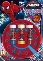Marvel: Dulcop Bolle Di Sapone - Disco Volante Bolle Giganti - Spider-Man - Piatto + Soffiatore Multiplo + 3 Flaconi 60 Ml giochi