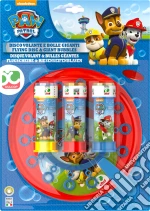 Dulcop Bolle Di Sapone - Paw Patrol - Disco Volante Bolle Giganti - Piatto + Soffiatore Multiplo + 3 Flaconi 60 Ml giochi