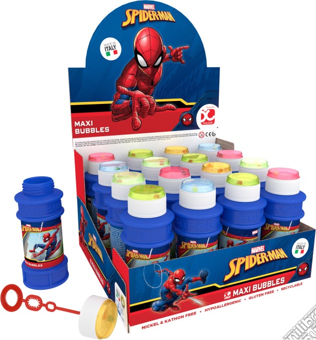 Dulcop Bolle Di Sapone - Spider-Man - Flacone Maxi 175 Ml gioco di Dulcop