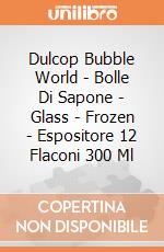 Dulcop Bubble World - Bolle Di Sapone - Glass - Frozen - Espositore 12 Flaconi 300 Ml gioco di Dulcop