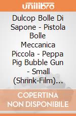 Dulcop Bolle Di Sapone - Pistola Bolle Meccanica Piccola - Peppa Pig Bubble Gun - Small (Shrink-Film) New Blister 1 Pz 60 Ml giochi