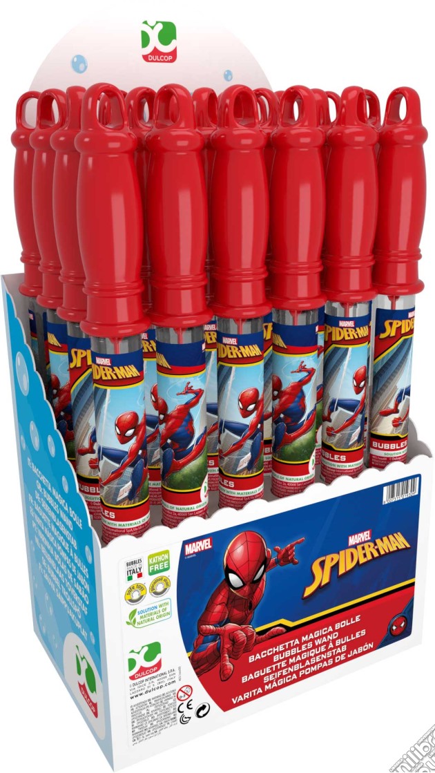 Display 24 Pz - Dulcop Bolle Di Sapone - Spider-Man 120 Ml gioco