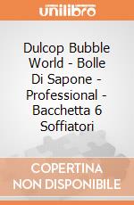 Dulcop Bubble World - Bolle Di Sapone - Professional - Bacchetta 6 Soffiatori gioco di Dulcop