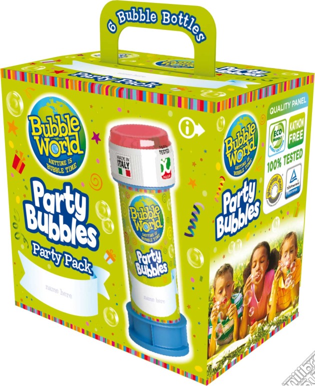 Dulcop Bolle Di Sapone - Bubbles Party Pack 6 Pz gioco