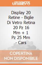 Display 20 Retine - Biglie Di Vetro Retina 20 Pz 16 Mm + 1 Pz 25 Mm - Cars gioco di Dulcop