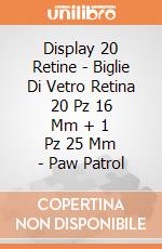 Display 20 Retine - Biglie Di Vetro Retina 20 Pz 16 Mm + 1 Pz 25 Mm - Paw Patrol gioco di Dulcop