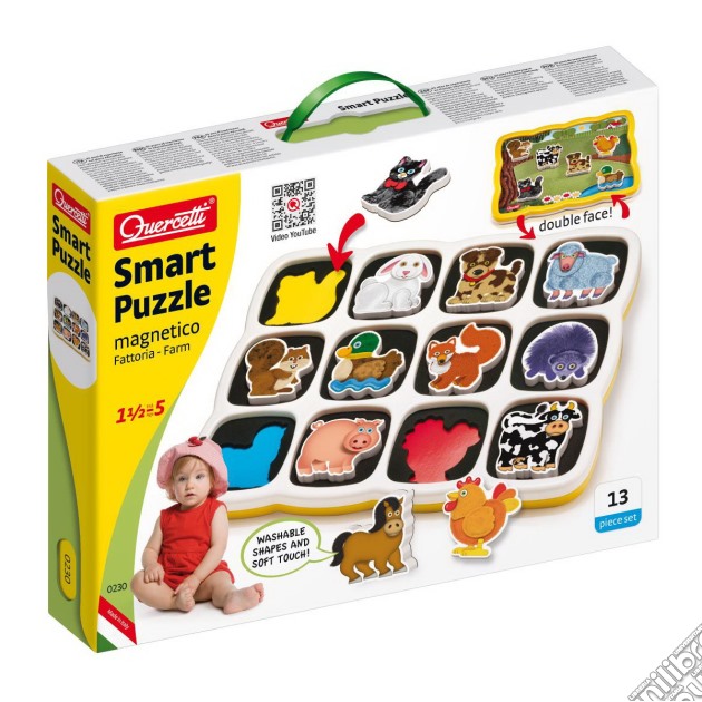 Quercetti: Smart Puzzle Farm gioco di Quercetti