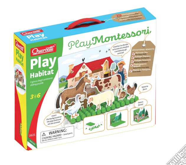 Quercetti 0621 - Play Montessori Play Habitat gioco di Quercetti