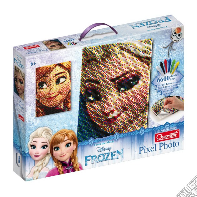 Quercetti 0806 - Wd Pixel Photo Frozen - 4 Tav. gioco di Quercetti