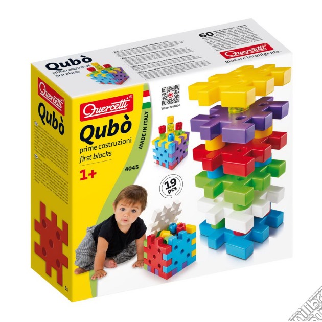 Quercetti: Qubo' First Blocks gioco di Quercetti