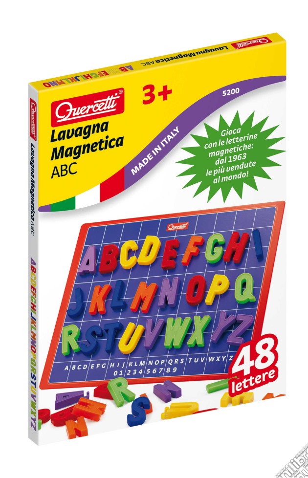 Quercetti 5200 - Lavagna Magnetica Abc gioco di Quercetti