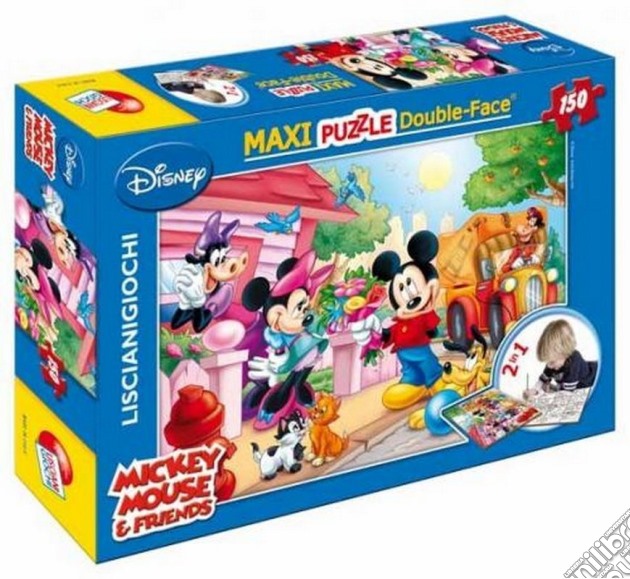 Topolino - Puzzle Double-Face Supermaxi 150 Pz Ass. puzzle di Lisciani