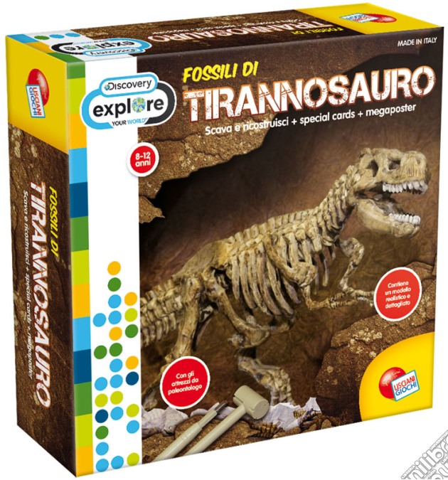 Discovery superkit fossili superkit t-rex gioco di Lisciani