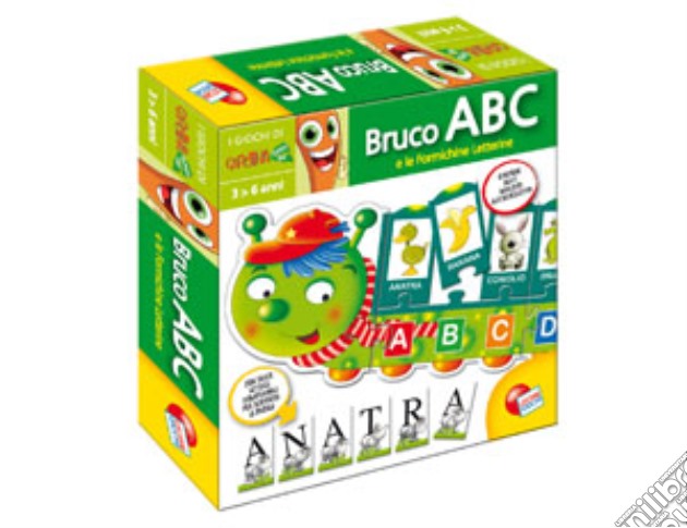 Carotina soft touch bruco abc gioco di Lisciani