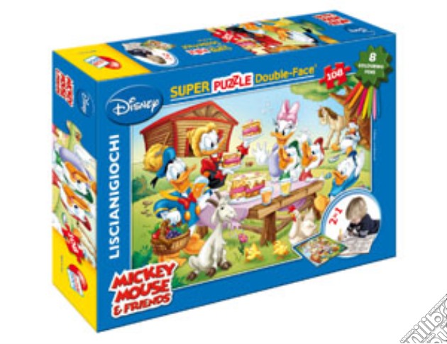 Puzzle color plus super 108 mickey club house  puzzle di Lisciani