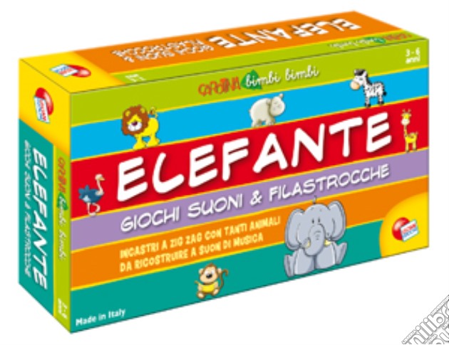 Bimbibimbi elefantino giochi, suoni e filastrocche gioco di Lisciani