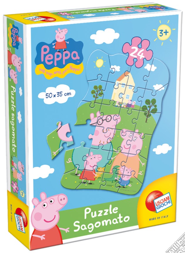 Peppa Pig Puzzle sagomato puzzle di Lisciani