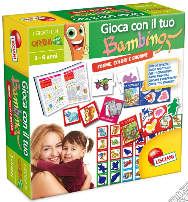 Carotina - Gioca Con Il Tuo Bambino - Forme, Colori E Sagome gioco di Lisciani