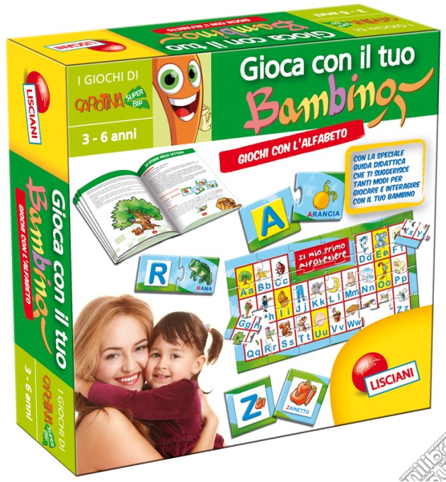 Carotina - Gioca Con Il Tuo Bambino - Giochi Con L'Alfabeto gioco di Lisciani