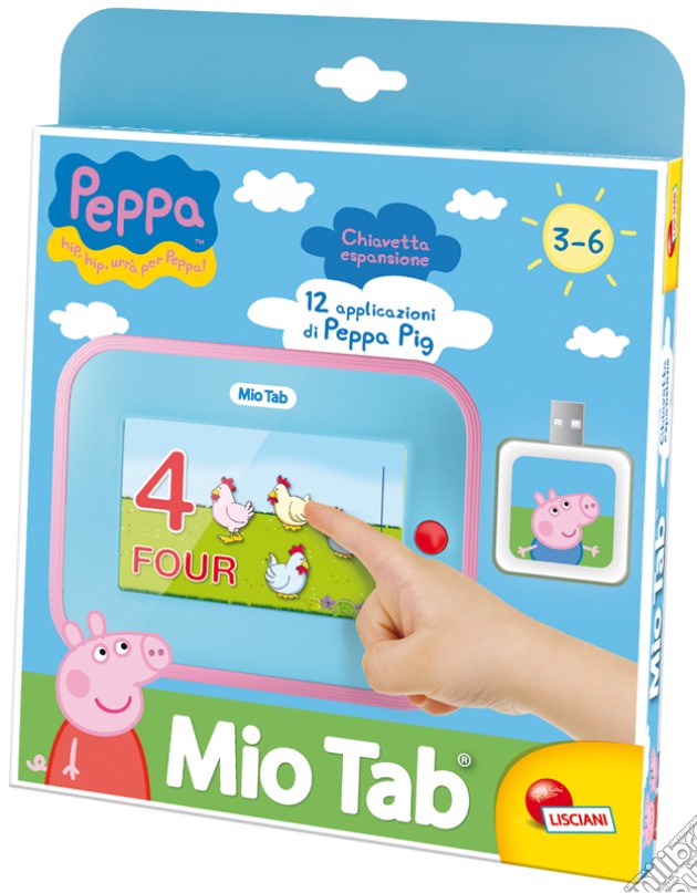 Mio Tab - Peppa Pig - Espansione 2 - I Giochi Di Mamma E Papa' Pig gioco di Lisciani