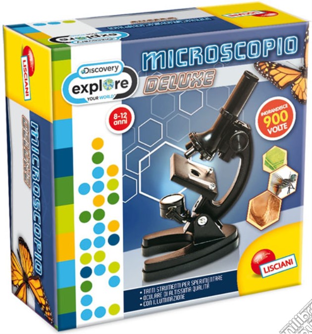 DISCOVERY MICROSCOPIO DELUXE (10-12 anni) gioco di Lisciani