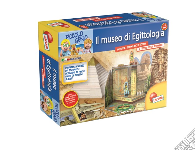PICCOLO GENIO MUSEO DI EGITTOLOGIA (6-12 anni) gioco di Lisciani