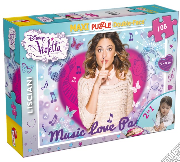 Violetta - Puzzle Double-Face Supermaxi 108 Pz #02 puzzle di Lisciani