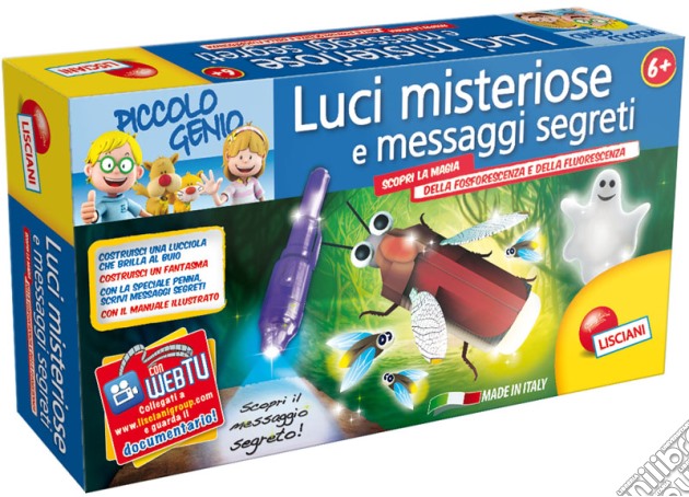 Piccolo Genio - Luci Misteriose E Messaggi Segreti gioco di Lisciani