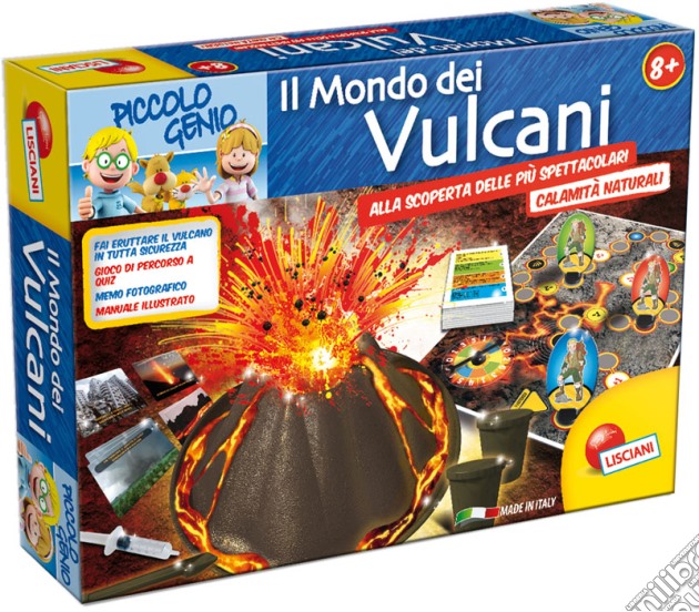Piccolo Genio - Il Mondo Dei Vulcani gioco di Lisciani