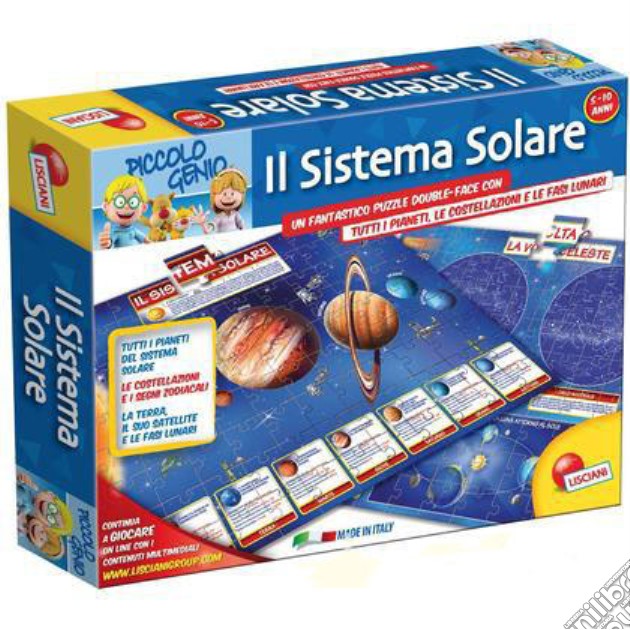 Piccolo Genio - Edupuzzle - Il Sistema Solare gioco di Lisciani