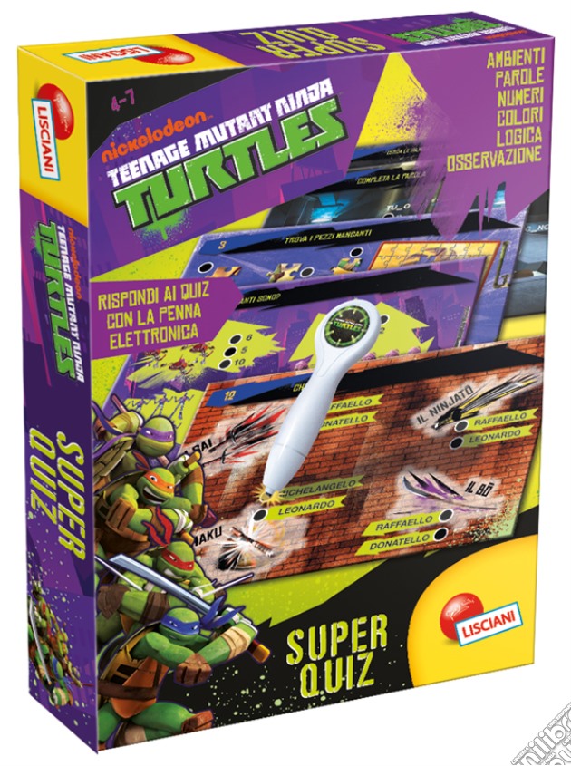 Ninja Turtles - Super Quiz gioco di Lisciani