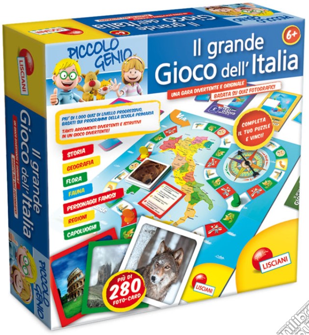 Piccolo Genio - Il Grande Gioco Dell'Italia gioco di Lisciani