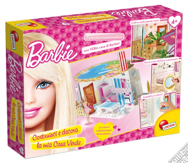 Barbie Costruisci e Decora - Casa Verde gioco di Lisciani