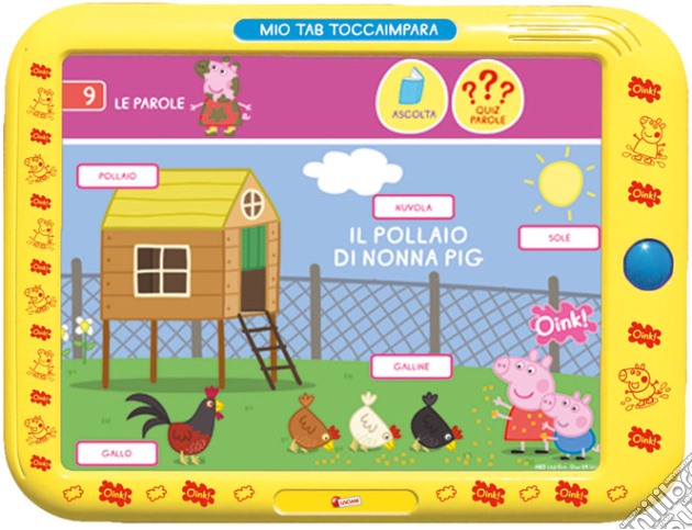 Peppa Pig - Mio Tab Toccaimpara gioco di Lisciani