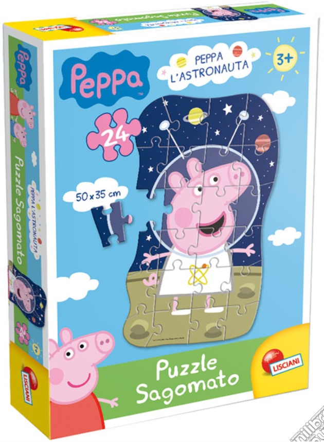 Peppa Pig - Puzzle Sagomato Peppa Astronauta gioco di Lisciani