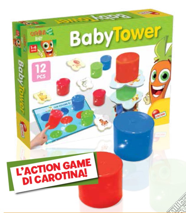 Carotina - Baby Tower - Gioco Tutti In Pila gioco di Lisciani