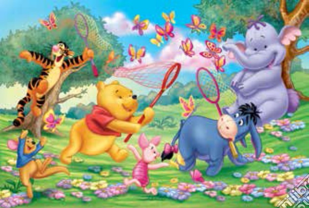 Winnie The Pooh - Puzzle Double-Face Plus 108 Pz puzzle di Lisciani