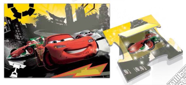 Cars - Puzzle Maxi Flip-Flap 24 Pz puzzle di Lisciani