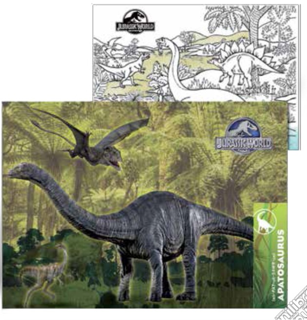 Jurassic World - Giganti Nella Giungla - Puzzle Double-Face Supermaxi 60 Pz puzzle di Lisciani