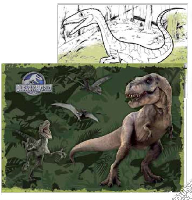 Jurassic World - Predatori - Puzzle Double-Face Supermaxi 150 Pz puzzle di Lisciani