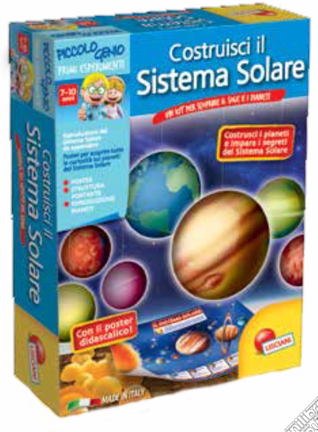 Piccolo Genio - Scopri Il Sistema Solare gioco di Lisciani