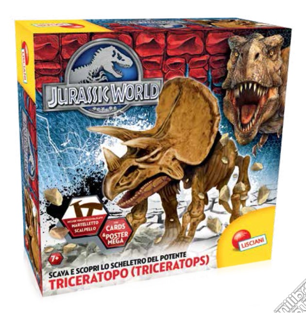 Jurassic World - Super Kit Triceratopo gioco di Lisciani